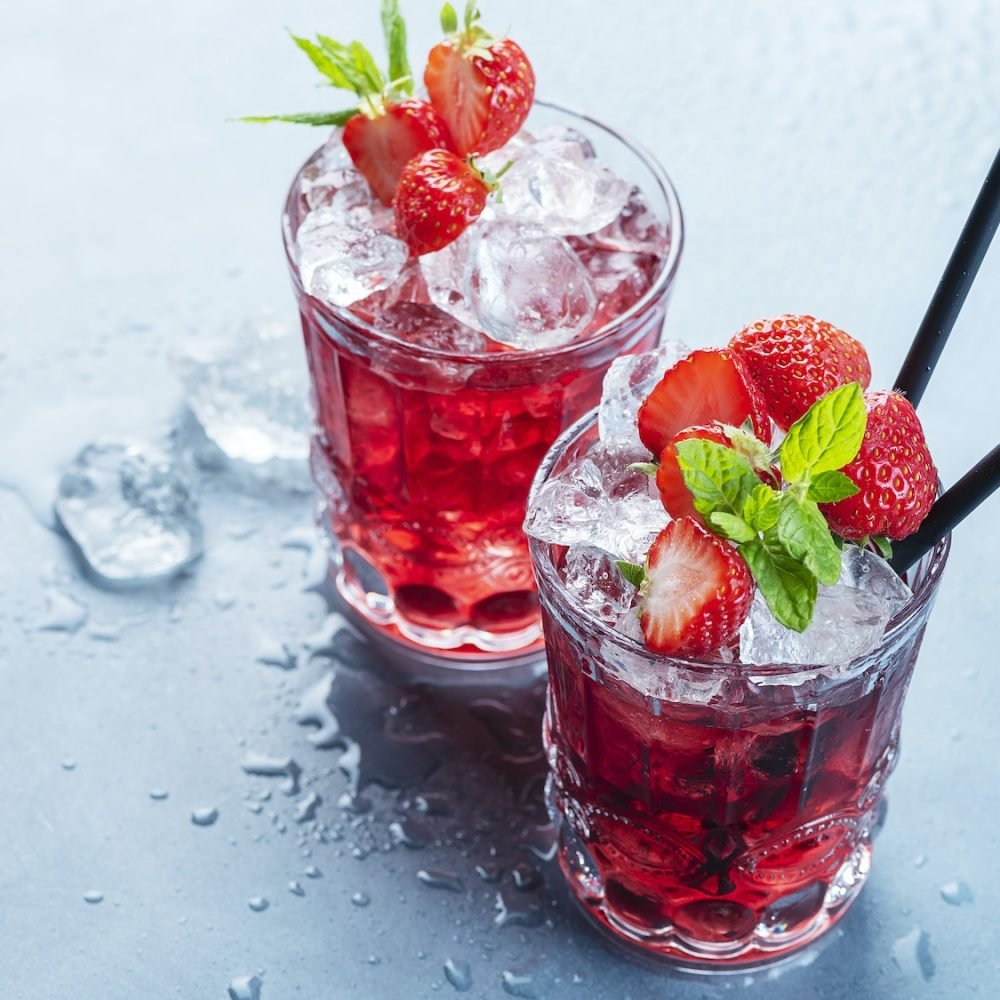 Strawberry cocktail